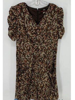 VTG Miss Sixty M60 Trompe-L'œil Sequin Print Romper 12 | Y2K Archival Playsuit